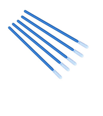 CM FS1702 ইন্ডাস্ট্রিয়াল মাইক্রোফিব ফোম টিপ সোয়াব রাউন্ড হেড ব্লু হ্যান্ডেল